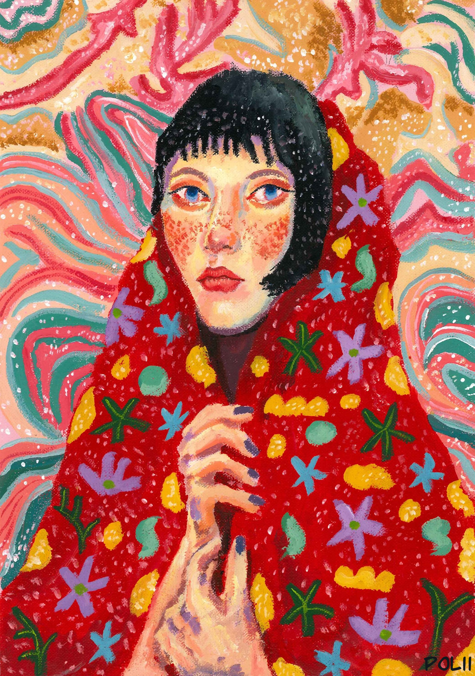Ilustracion digital art Polette Zapata(Polii Lunar) Ecuador